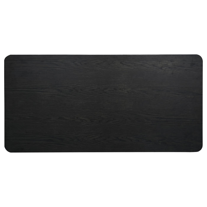 Marcelo Wood Coffee Table with 2 Drawers and Shelf Coffee