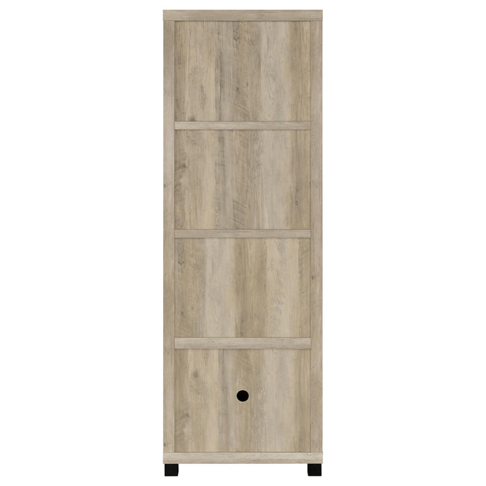Sachin 3-piece 79-inch TV Entertainment Center Distressed Pine