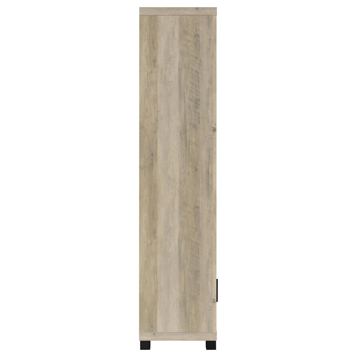 Sachin 3-piece 79-inch TV Entertainment Center Distressed Pine