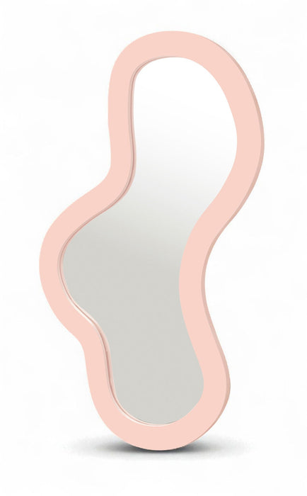 Oblique 28" W X 48" H Iron Frame Mirror