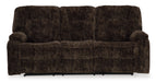 Soundwave Reclining Sofa with Drop Down Table