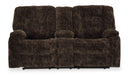 Soundwave Reclining Loveseat with Console