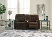 Soundwave Reclining Loveseat with Console