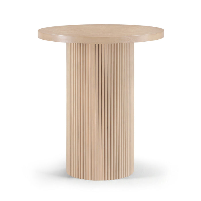 Belinda 36" Oak Veneer And Solid Wood Bar Height Table