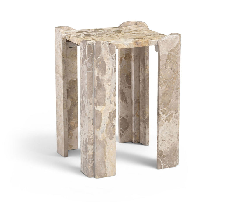 Ravello Genuine Marble End Table