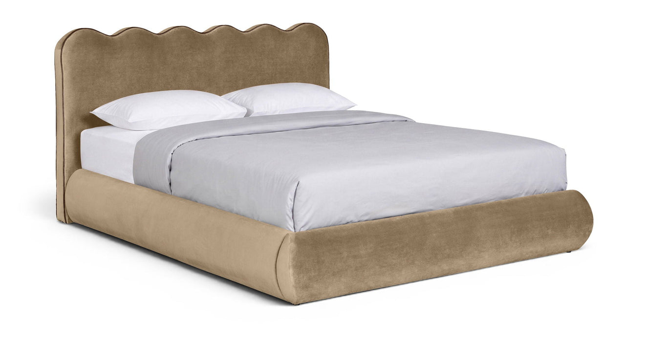 Cama tapizada de terciopelo Tempo