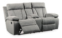 Mitchiner Reclining Loveseat with Console