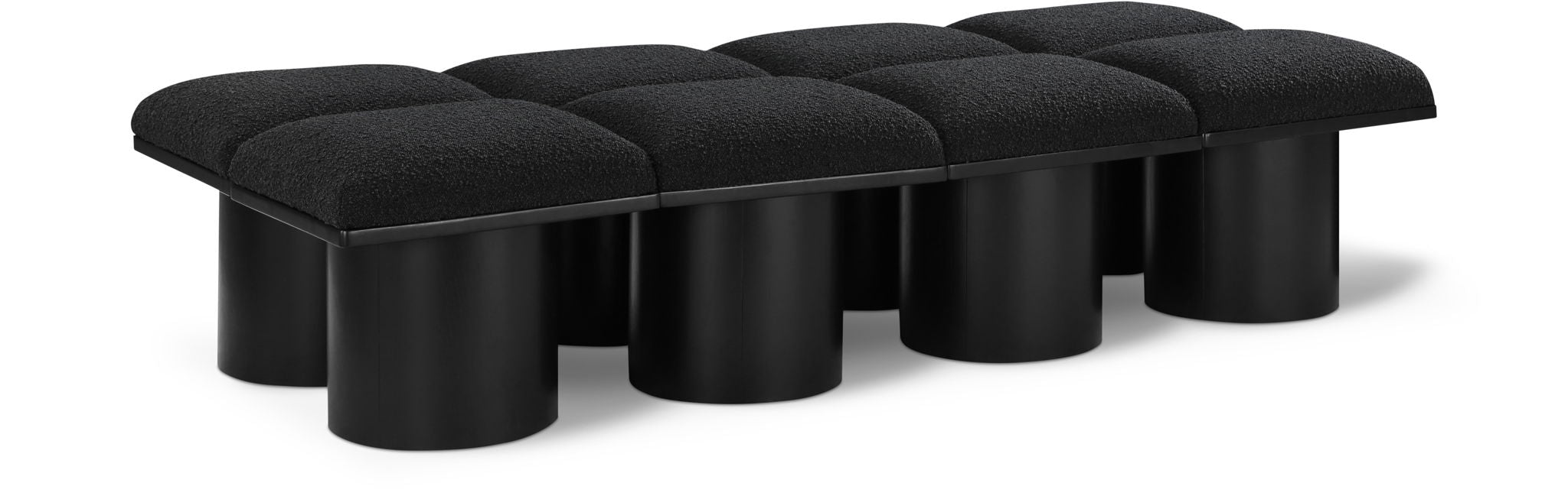 Pavilion Boucle Fabric Upholstered 8pc. Modular Bench