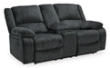 Draycoll Reclining Loveseat with Console