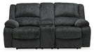 Draycoll Reclining Loveseat with Console