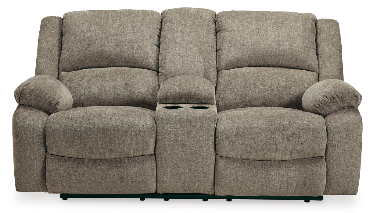 Draycoll Reclining Loveseat with Console