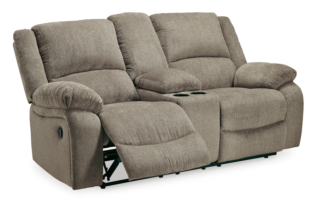 Draycoll Reclining Loveseat with Console