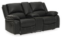 Calderwell Reclining Loveseat with Console