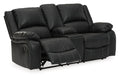 Calderwell Reclining Loveseat with Console