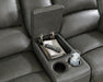 Calderwell Reclining Loveseat with Console