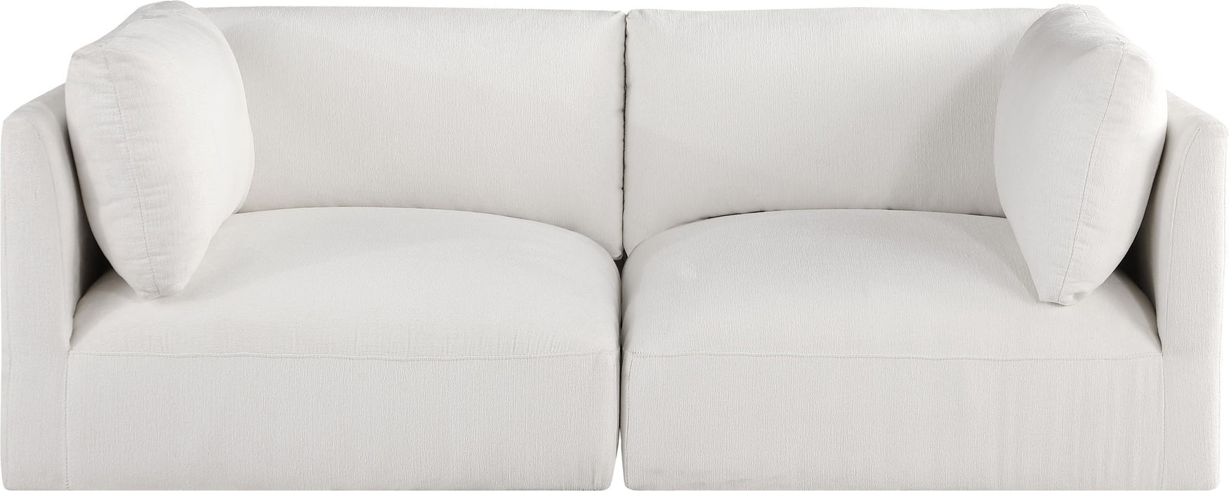 Ease 76" Fabric Upholstered 2pc. Modular Loveseat