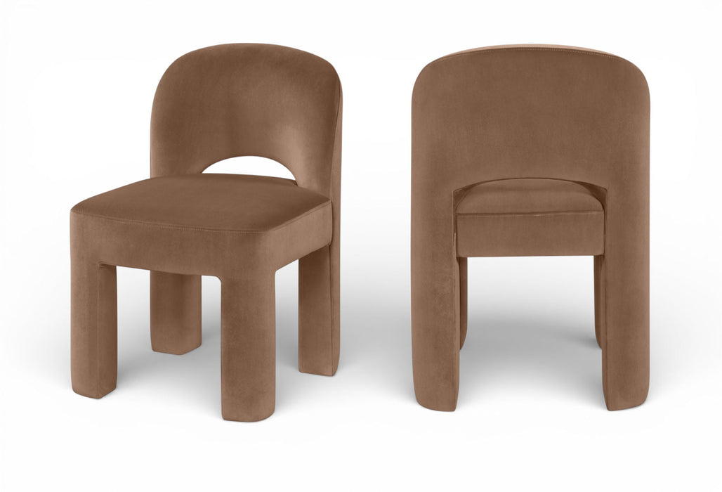 Celine Velvet Performance Fabric Upholstered Dining Chair