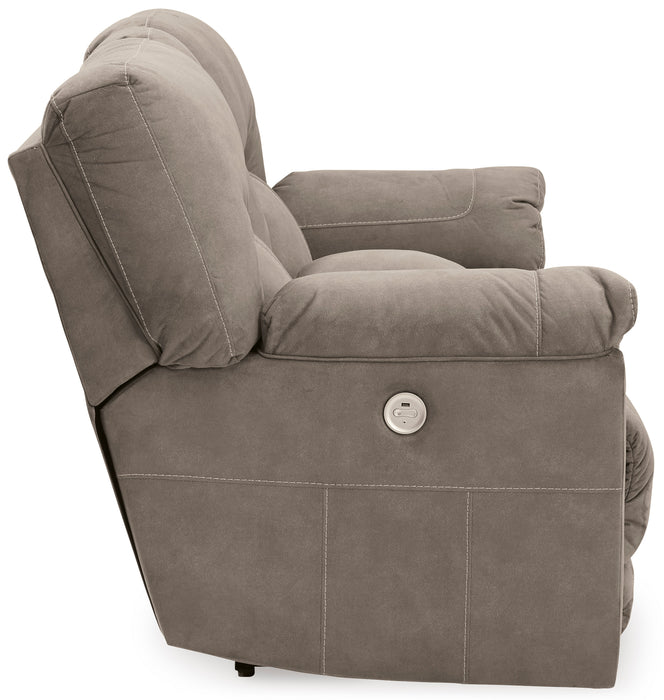Cavalcade Power Reclining Loveseat with Console