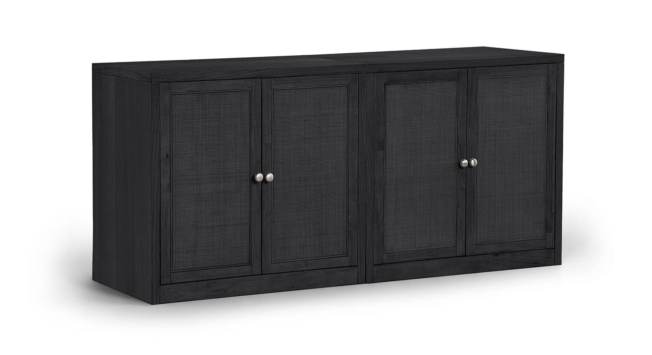 Vero Cane, Solid Wood And Oak Veneer 2pc. Sideboard/Buffet