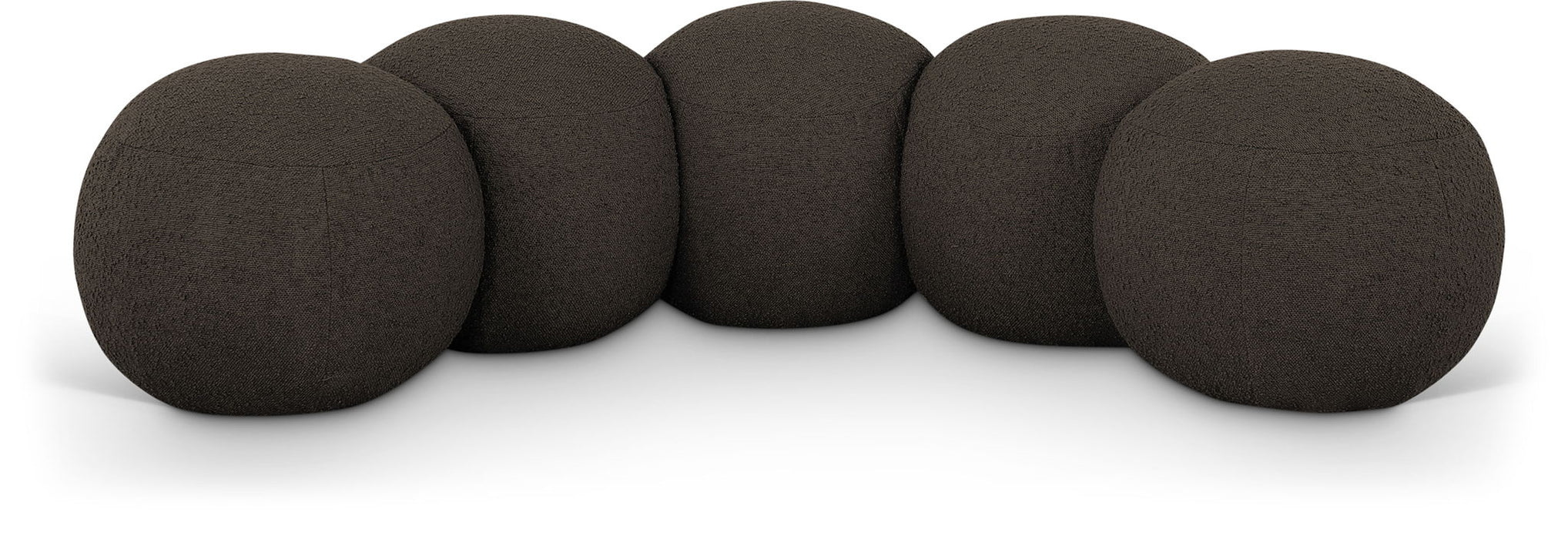 Apollo Boucle Fabric Upholstered Bench