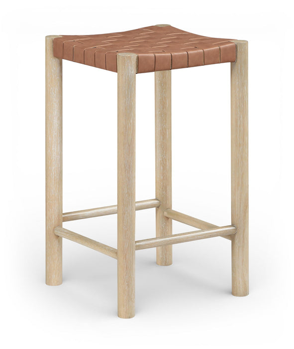 Entwine Vegan Leather Upholstered Counter Stool