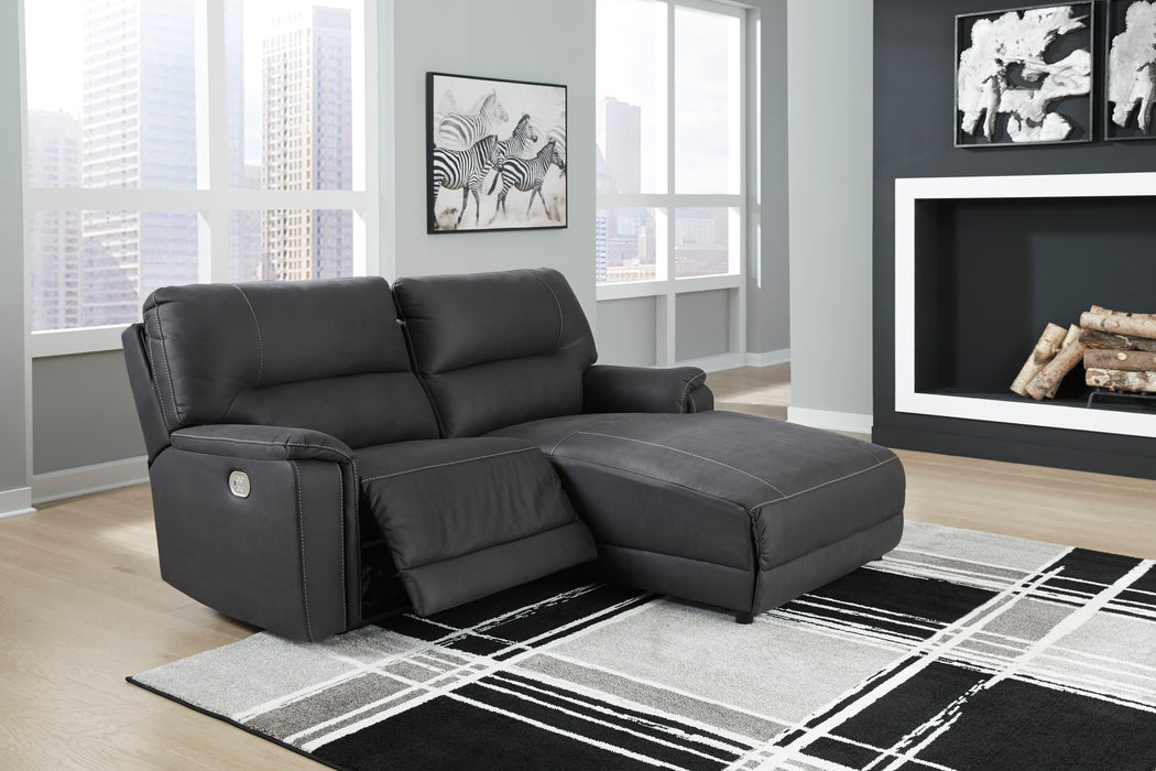 Henefer 2-Piece Power Reclining Sectional with Chaise