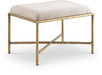 Valley Chenille Fabric Upholstered Bench