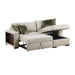 8548*3VC15ACLA2 2-Piece Sectional with Reversible Chaise, Pull-out Bed and Hidden Storage, Click Motion Back