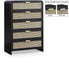 Sage Solid Wood And Natural Cane Wood Chest