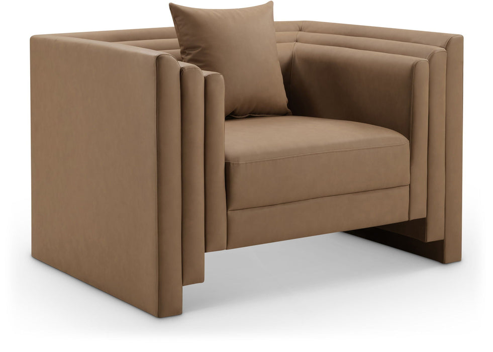 Everett Vegan Leather Upholstered Chair
