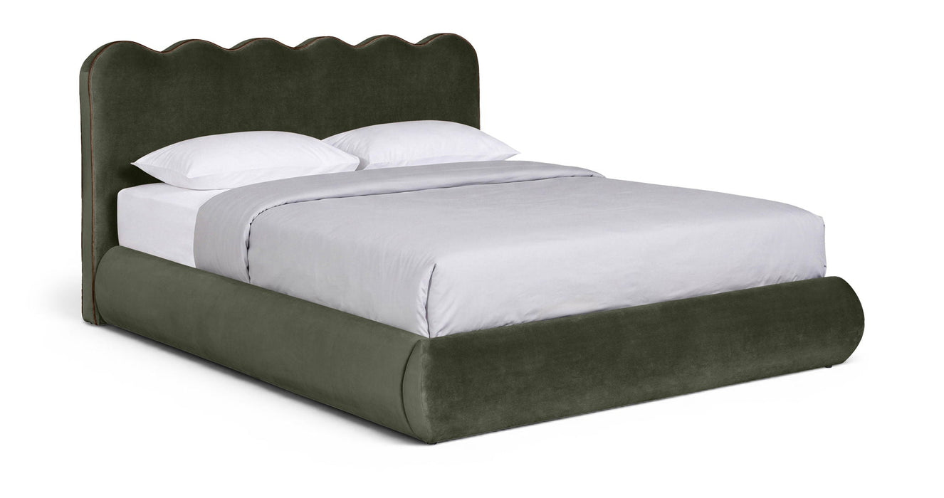 Cama tapizada de terciopelo Tempo