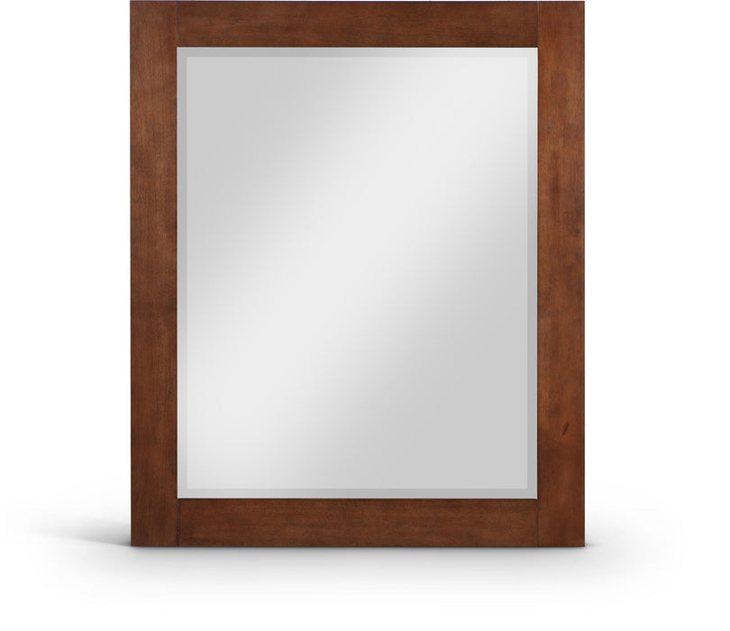 Monad 30" W X 36" H Birch Veneer Frame Mirror