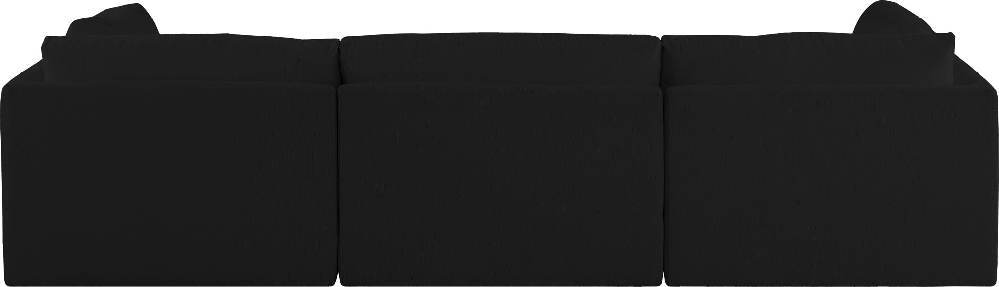 Sofá modular tapizado de tela Ease de 114" de 3 piezas