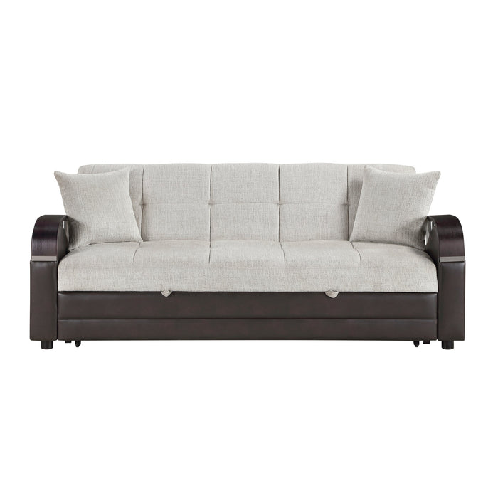 8429BE Sofa with Pull-out Bed and Click Motion Back