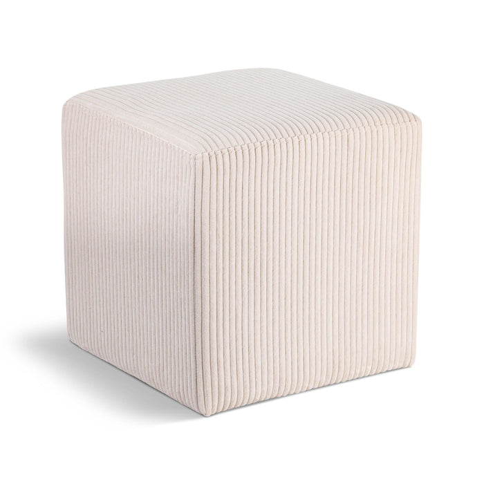 Roy Microsuede Fabric Upholstered Stool