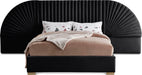 Cleo Velvet Upholstered Bed