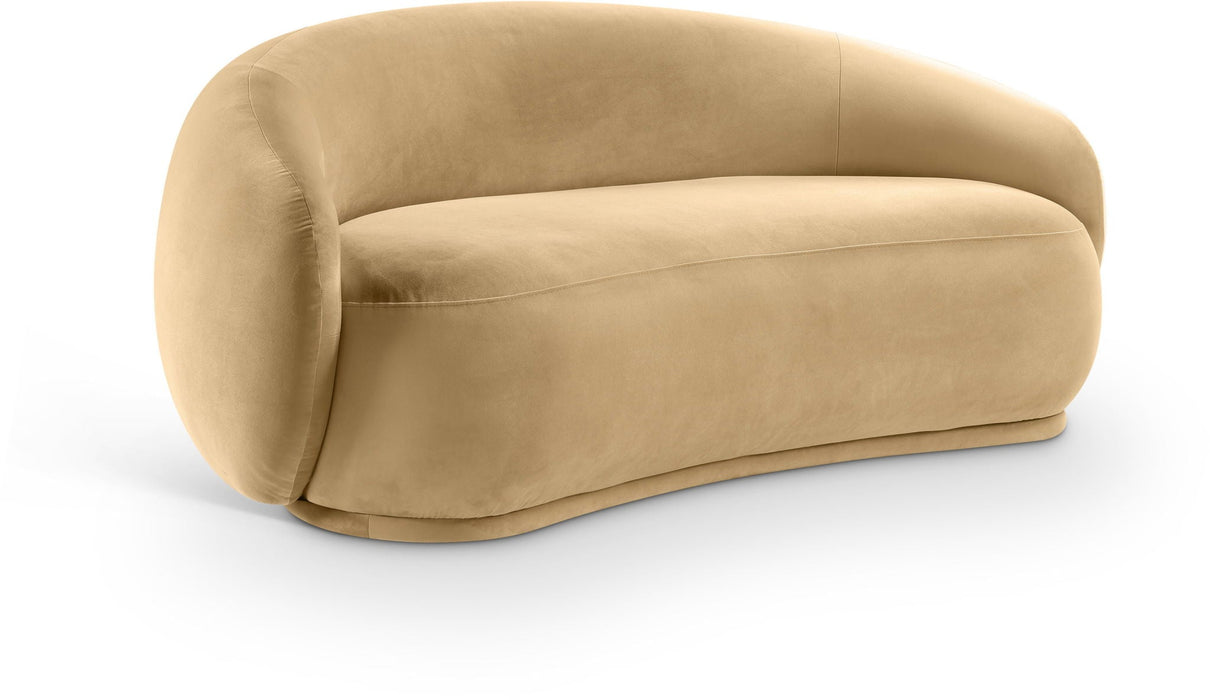 Loveseat tapizado de terciopelo Emery de 77"