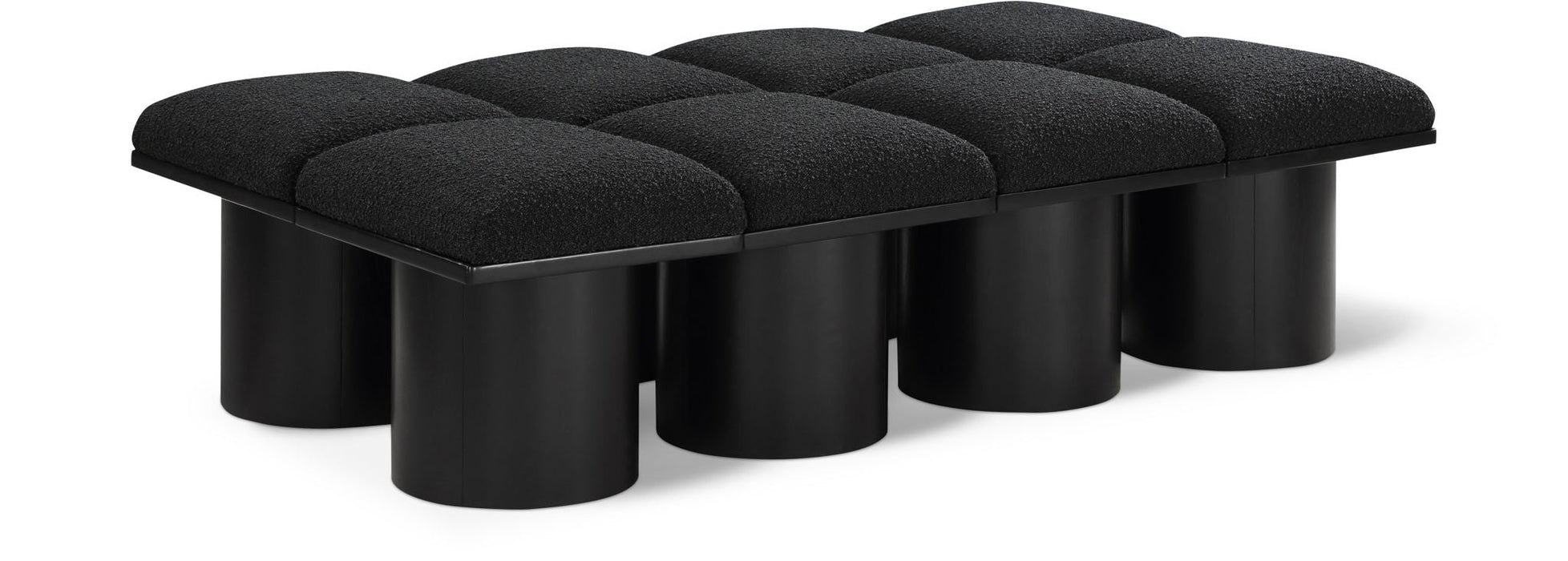 Pavilion Boucle Fabric Upholstered 8pc. Modular Bench
