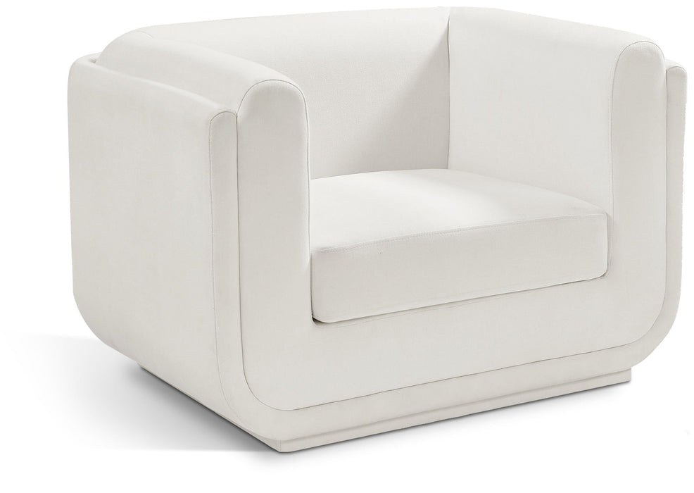 Kimora Linen Textured Fabric Upholstered Chair
