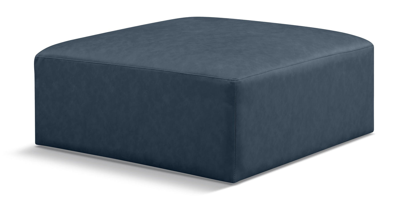 Cube Vegan Leather Modular Ottoman