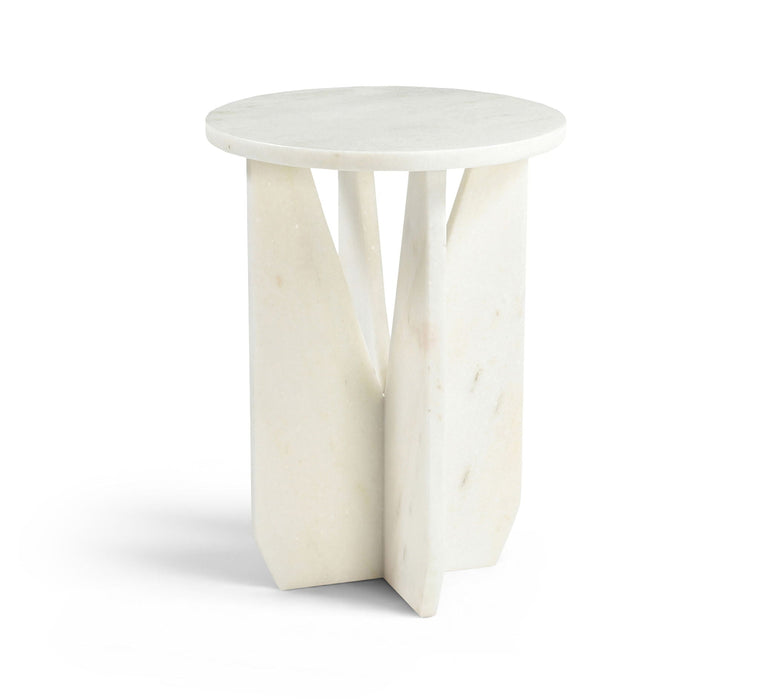 Alba Genuine Marble End Table