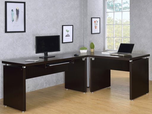 Skylar 39-inch Engineered Wood Writing Desk Cappuccino - Brown