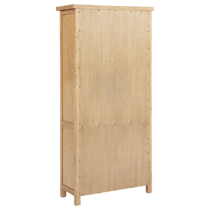Vermes 72-inch 2-door Home Office Cabinet Bookcase Light Ash