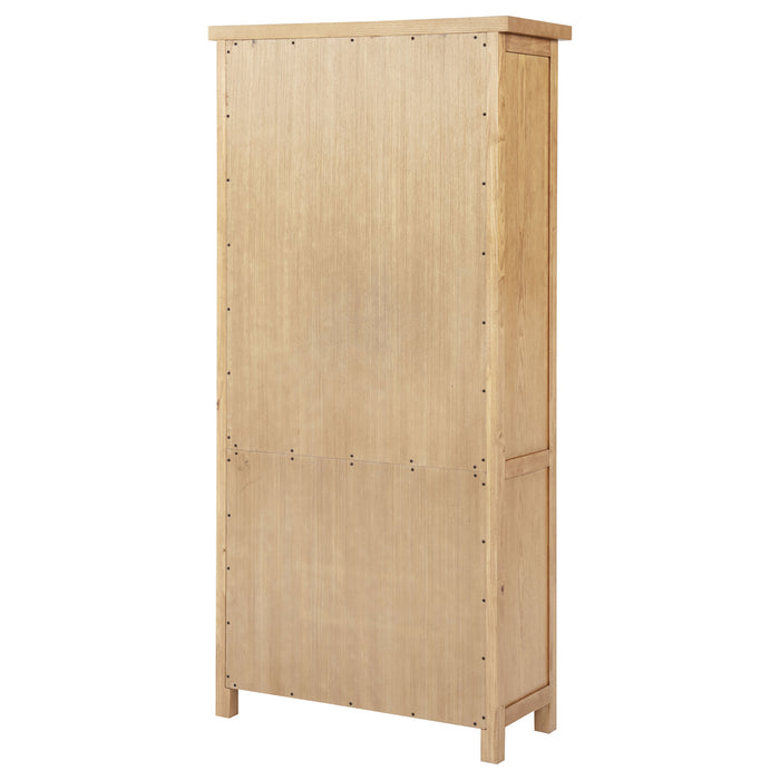Vermes 72-inch 2-door Home Office Cabinet Bookcase Light Ash