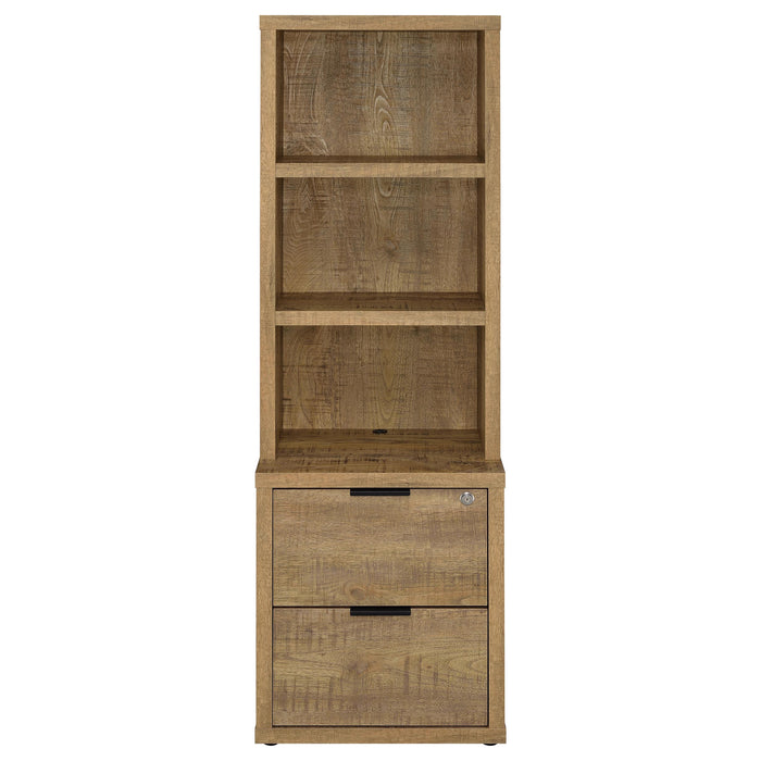 Westpark 3-piece Wall Unit Bookcase Set with USB Mango