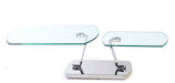Contemporary Glass Top Motion Cocktail Table 8062-CT