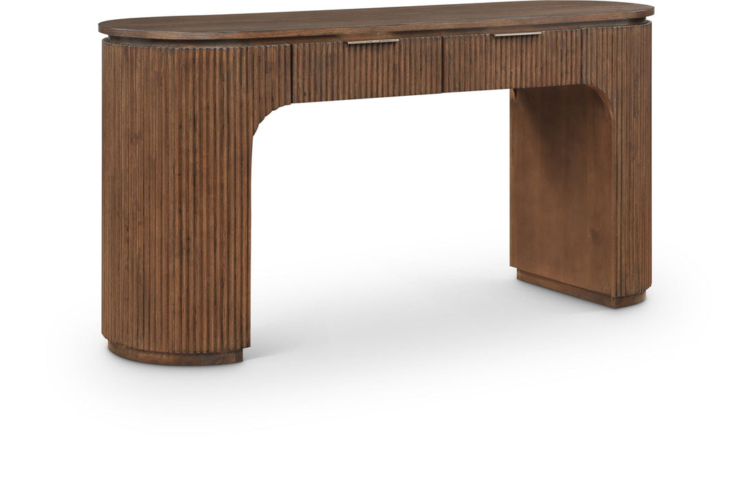 Astrid Solid Wood And Oak Veneer Desk