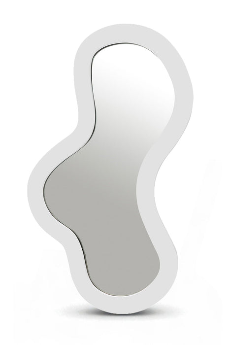 Oblique 28" W X 48" H Iron Frame Mirror