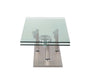 Contemporary Motion Dual Glass Top Cocktail Table 8164-CT