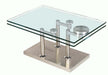 Contemporary Motion Dual Glass Top Cocktail Table 8164-CT